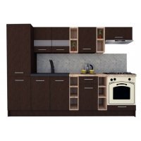 Bucatarie MARINA NEW 270 B Wenge / Decor 8548